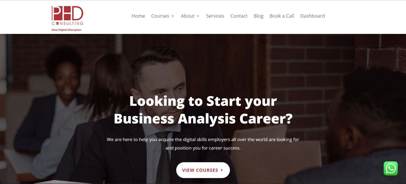 PHD Consult academy banner